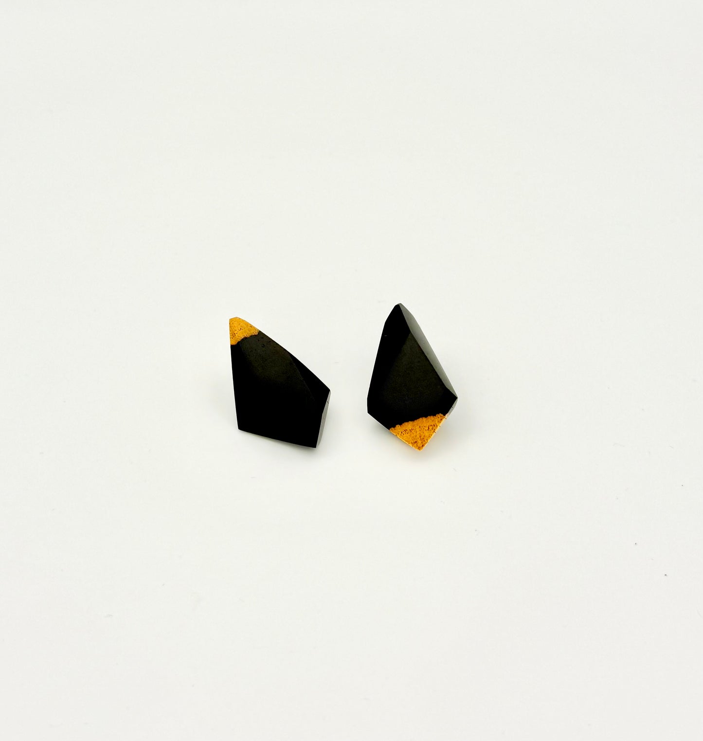African Blackwood with Sterling Silver Studs