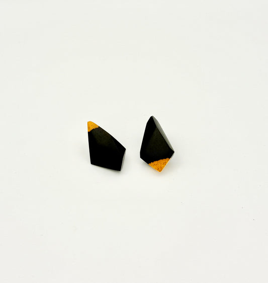 African Blackwood with Sterling Silver Studs by Summer Merritt