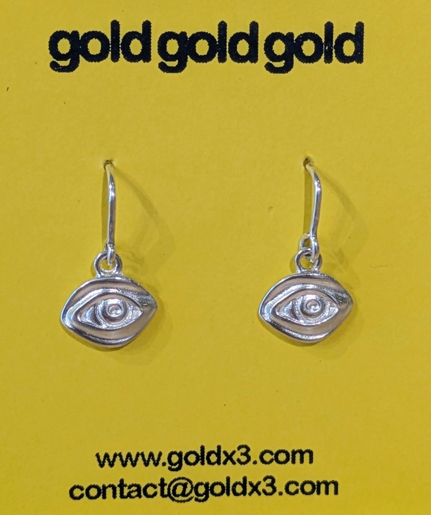 Eye Earrings by goldgoldgold