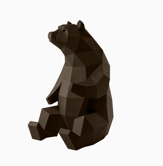 3D PaperCraft Origami Models, Bear