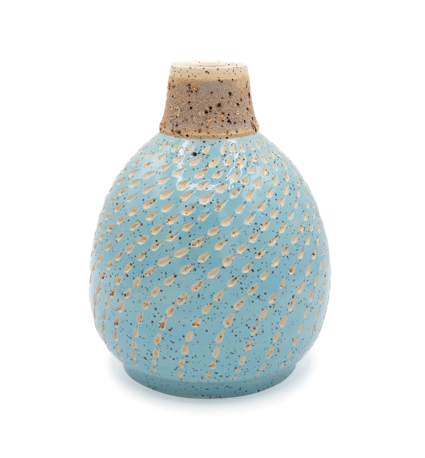 Turquoise carved vase