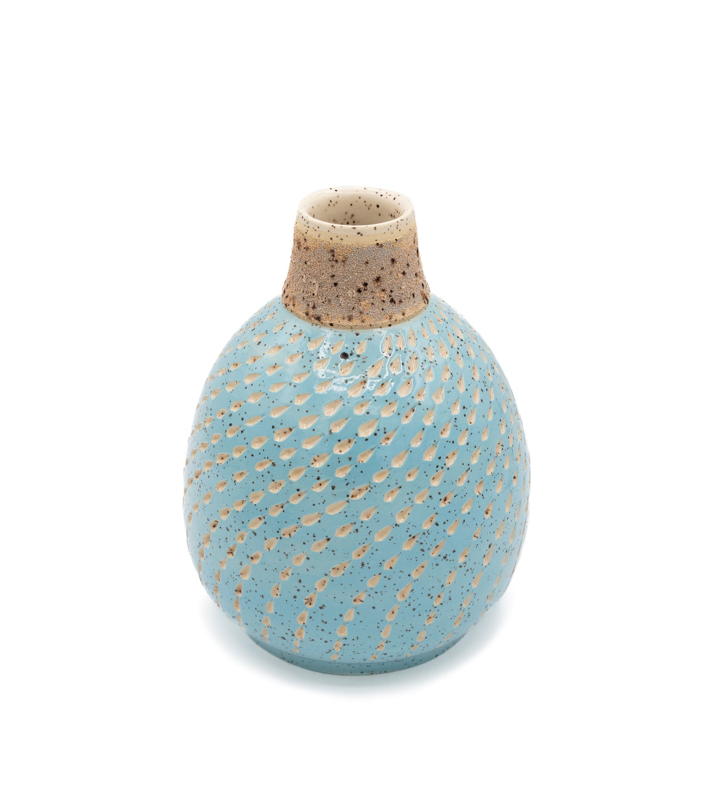 Turquoise carved vase