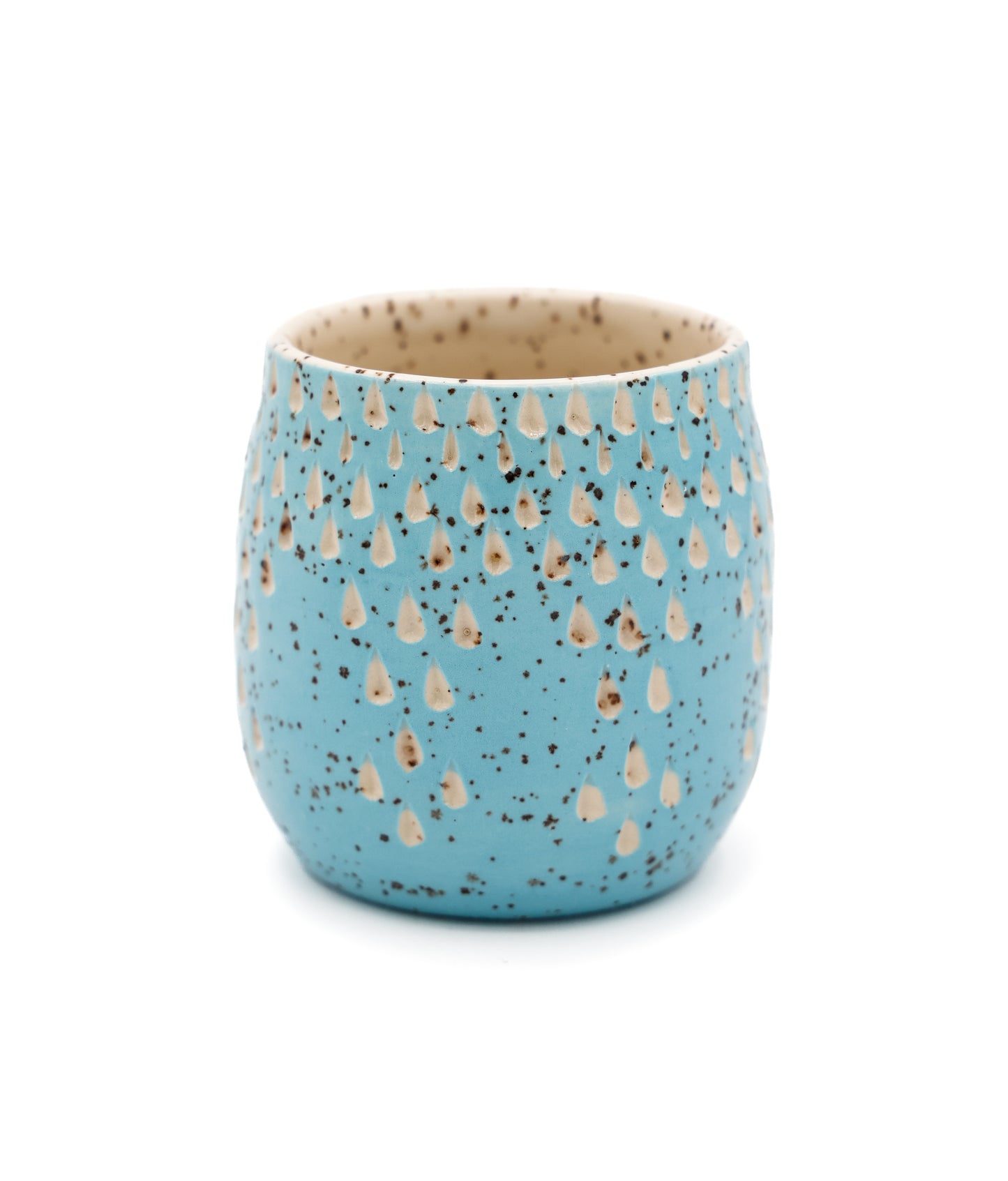 Turquoise carved cup