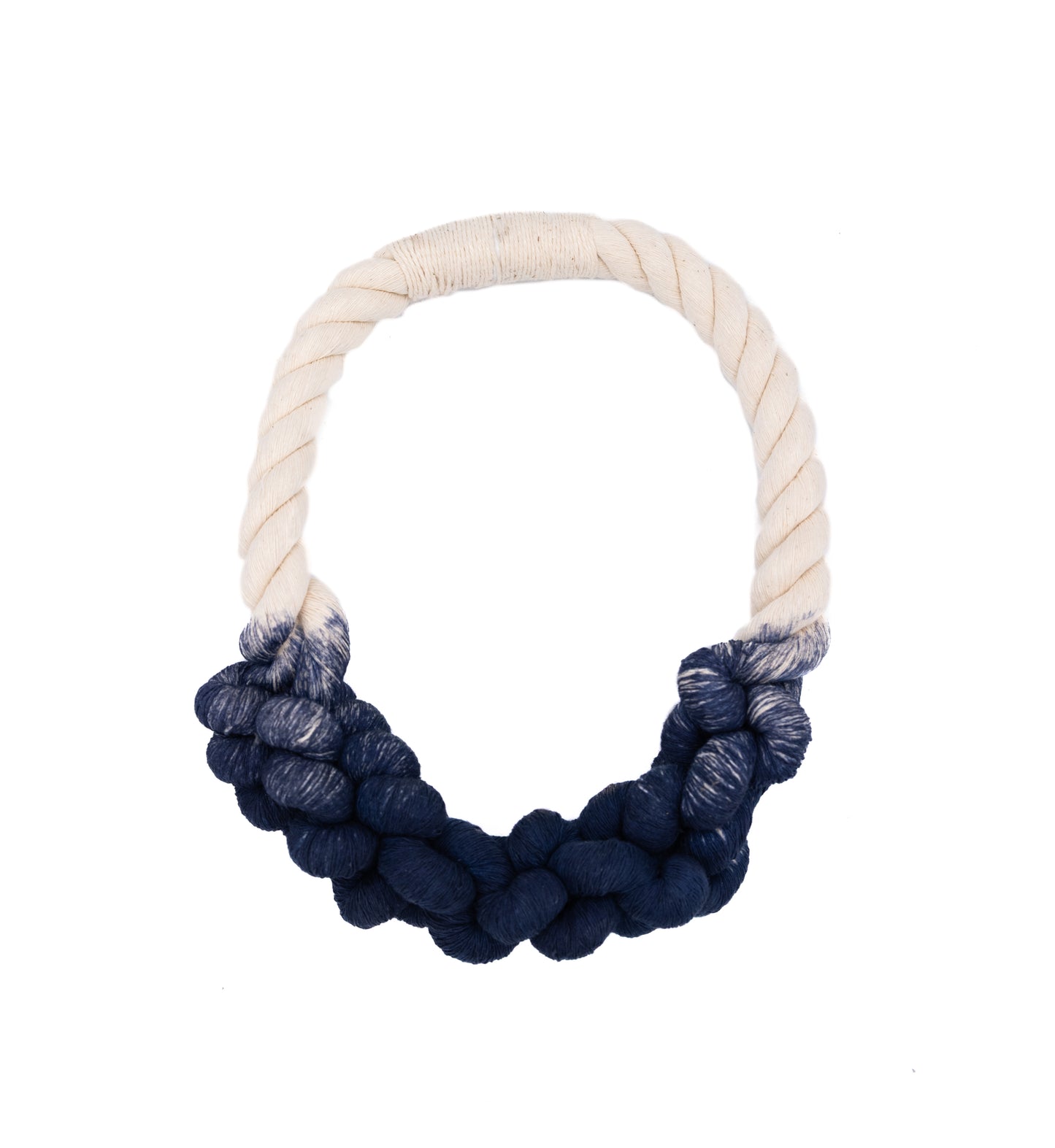 Rope Necklace Blue by Tanya Aguiniga