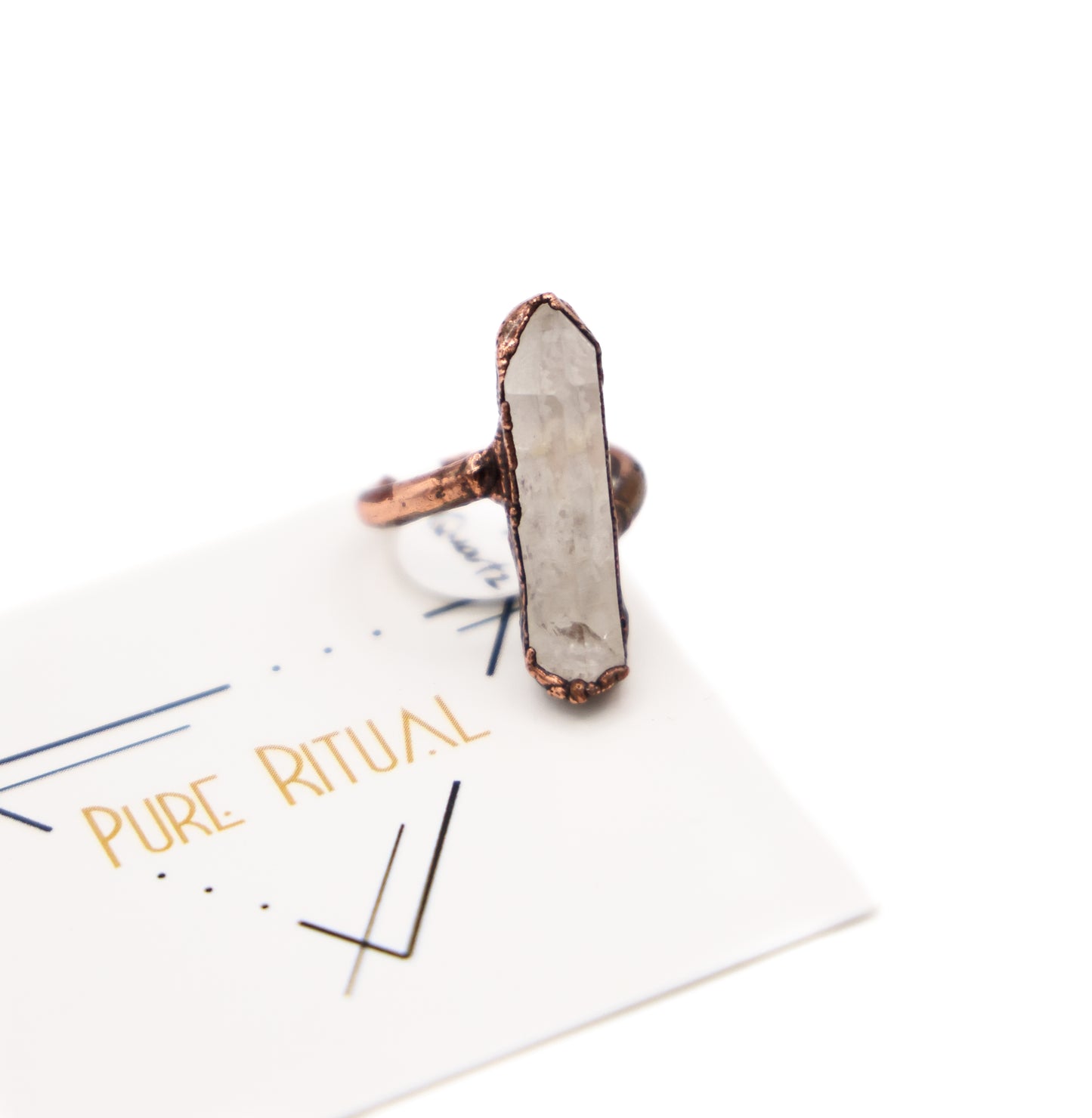 Quartz Ring by Nina Kawar