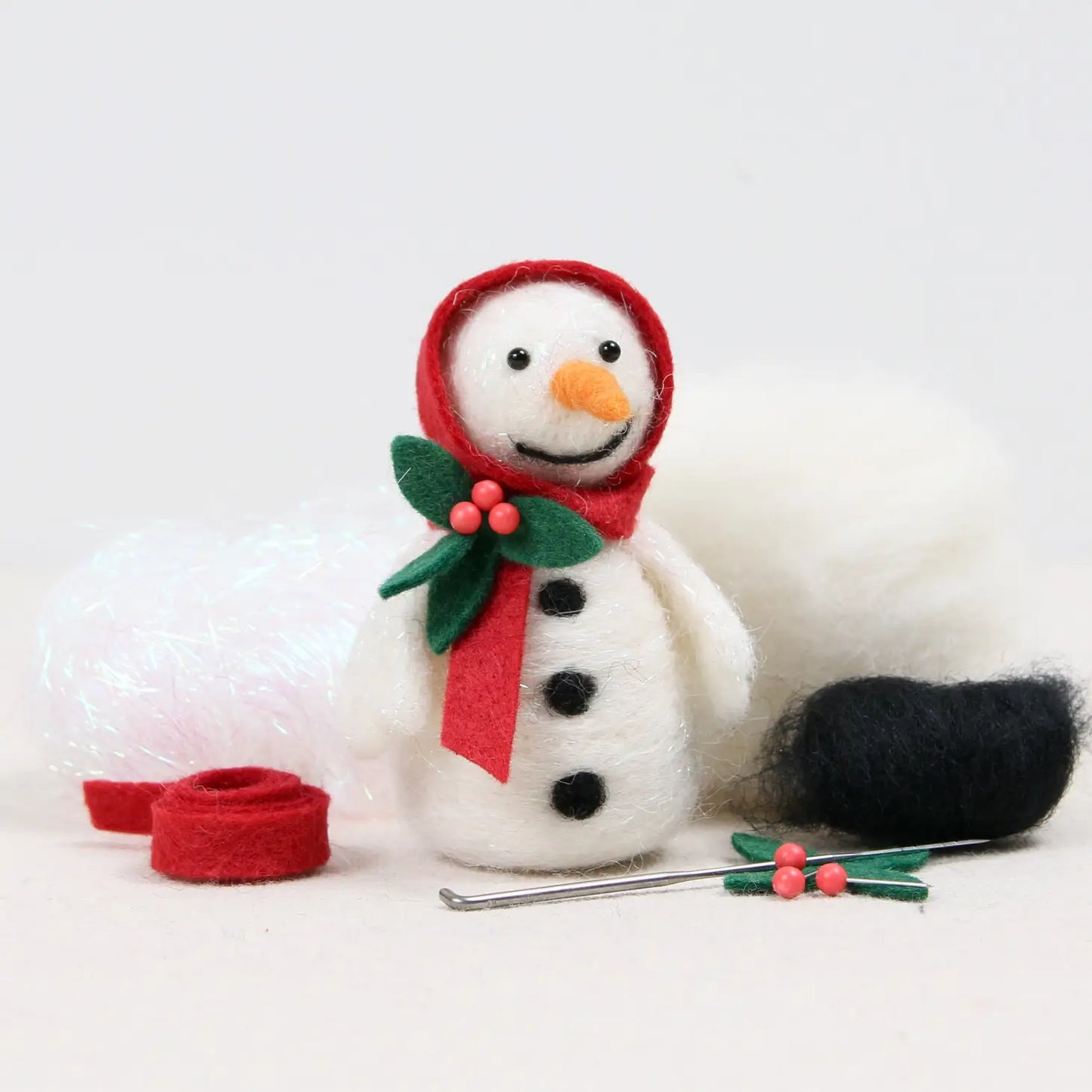 Snowman Needle Felting Kit