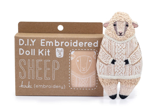 Embroidery Kit - Sheep