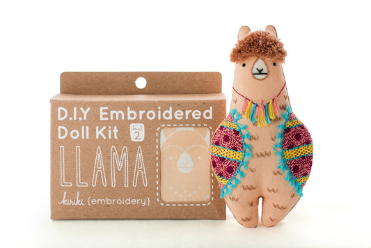 Embroidery Kit - Llama