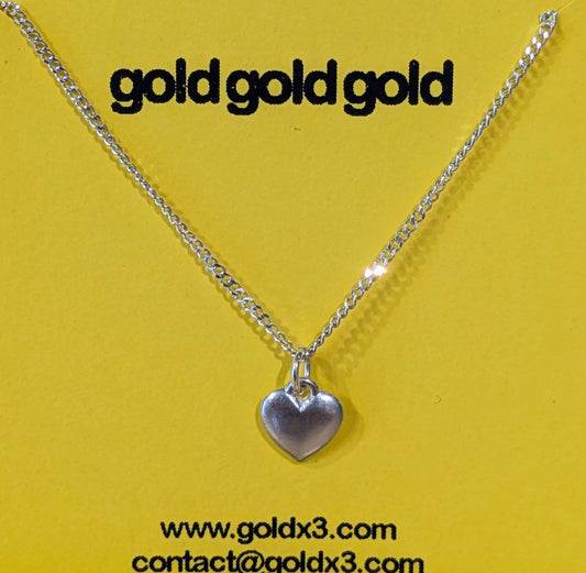 Heart Necklace by goldgoldgold
