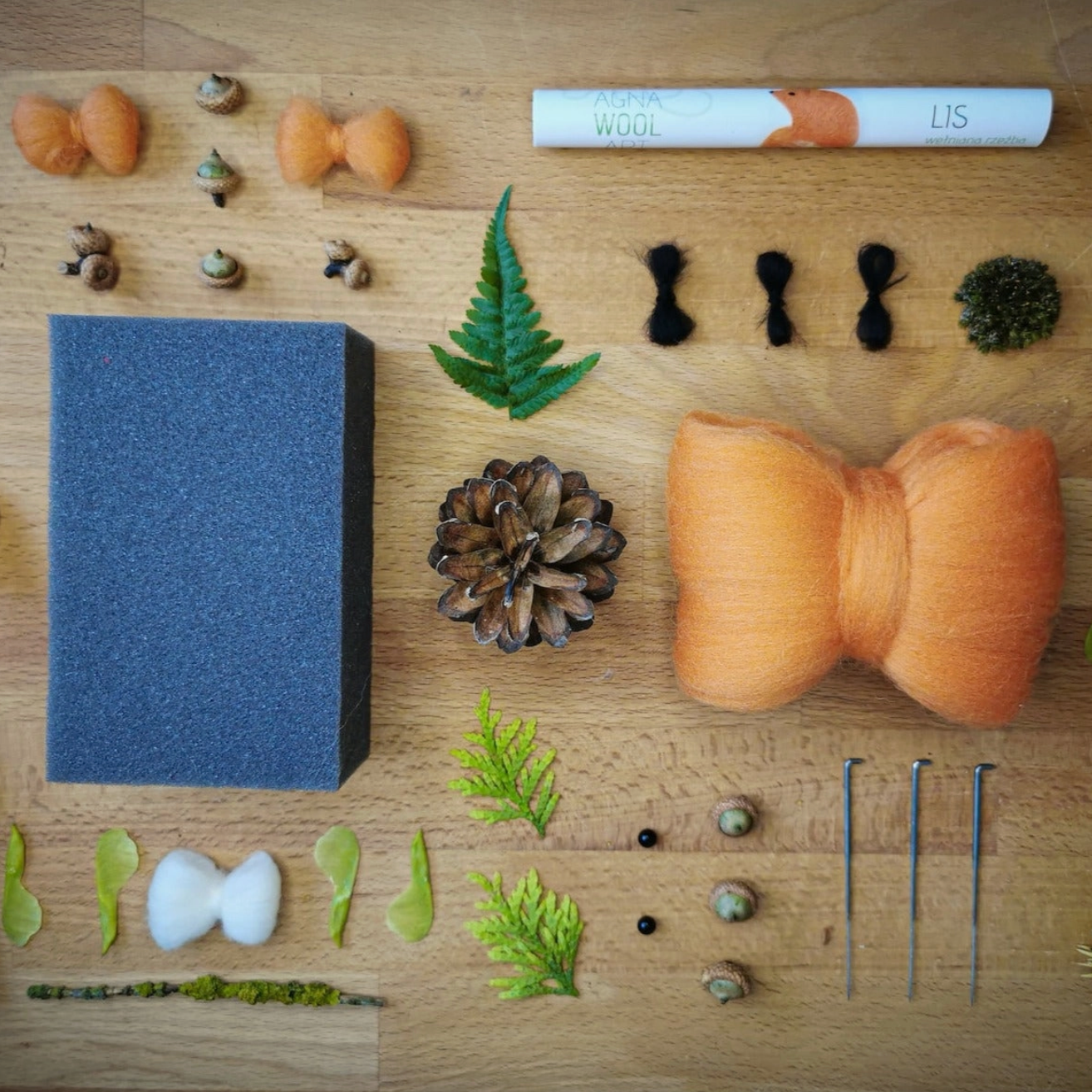 Needle Felting Kit, Fox