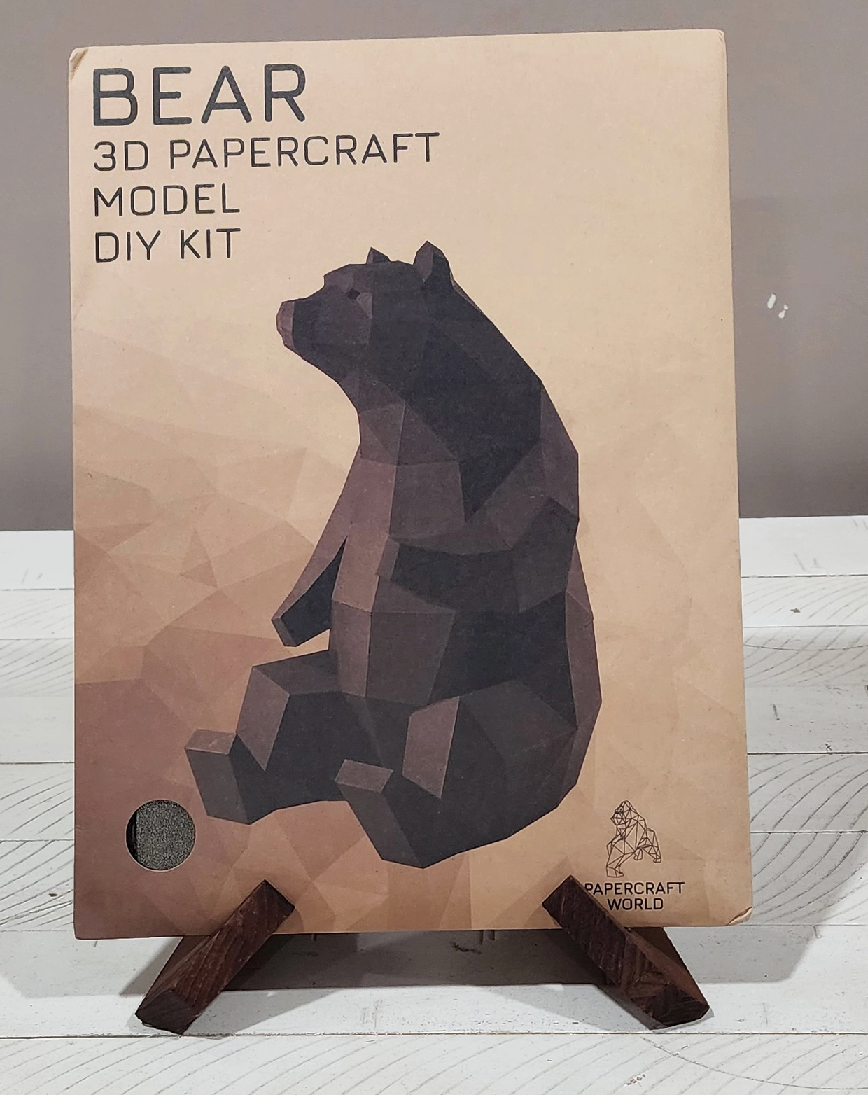 3D PaperCraft Origami Models, Bear