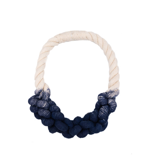Rope Necklace Blue by Tanya Aguiniga