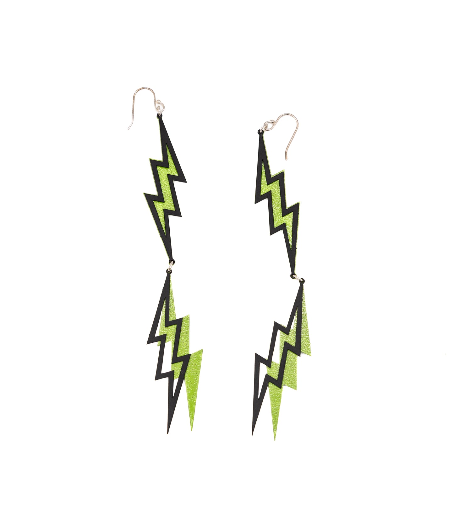 Earrings (Green) by Margret Jacobs