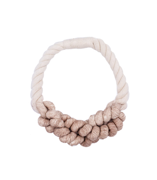 Rope Necklace Brown by Tanya Aguiniga