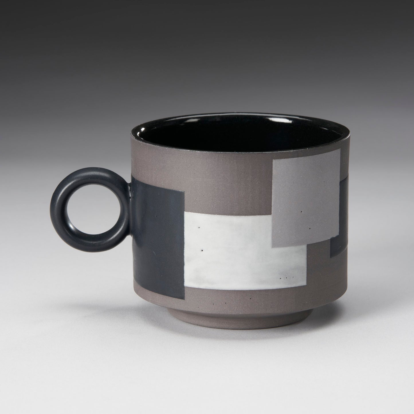 Large Grayscale Mug by Mikey Gambino