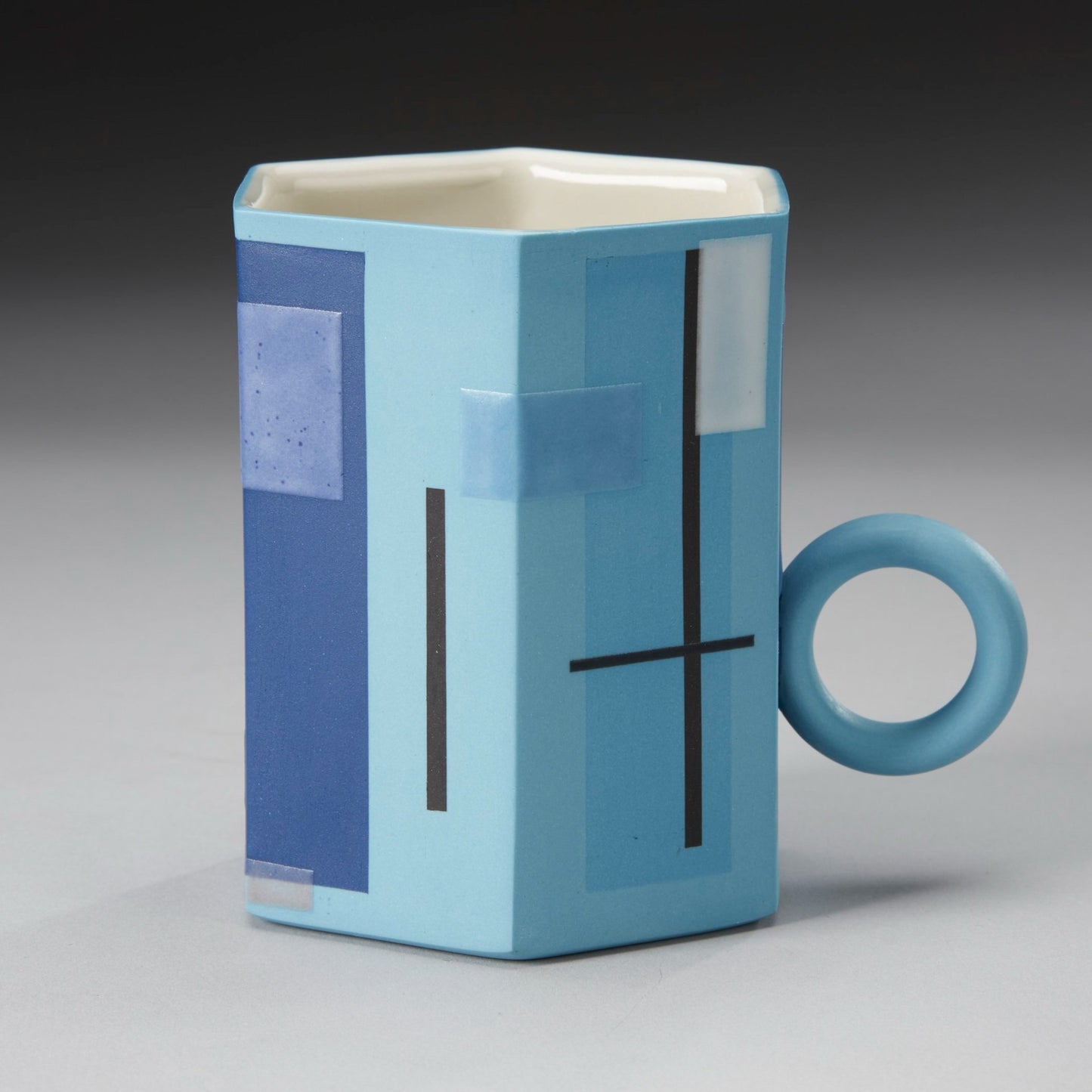 Hex Bluescale Mug by Mikey Gambino