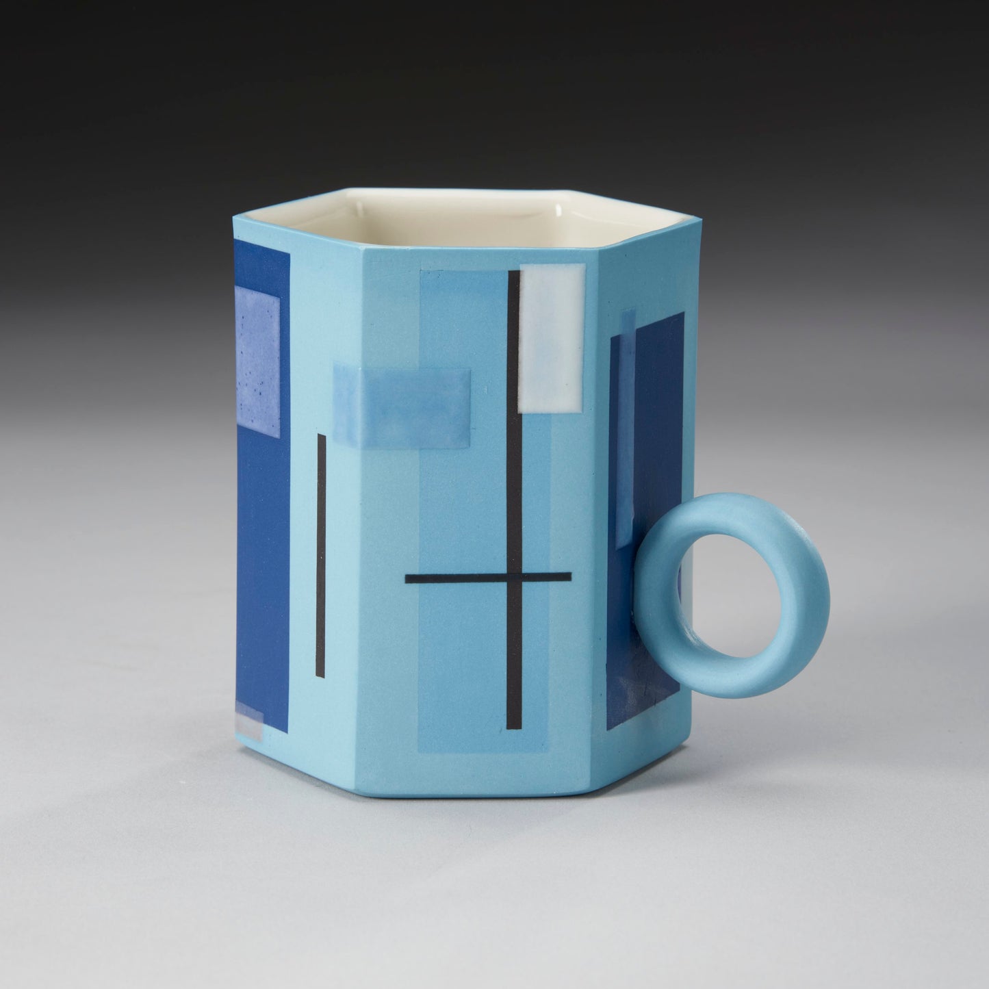 Hex Bluescale Mug by Mikey Gambino