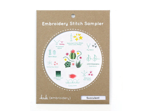Embroidery Kit - Succulent