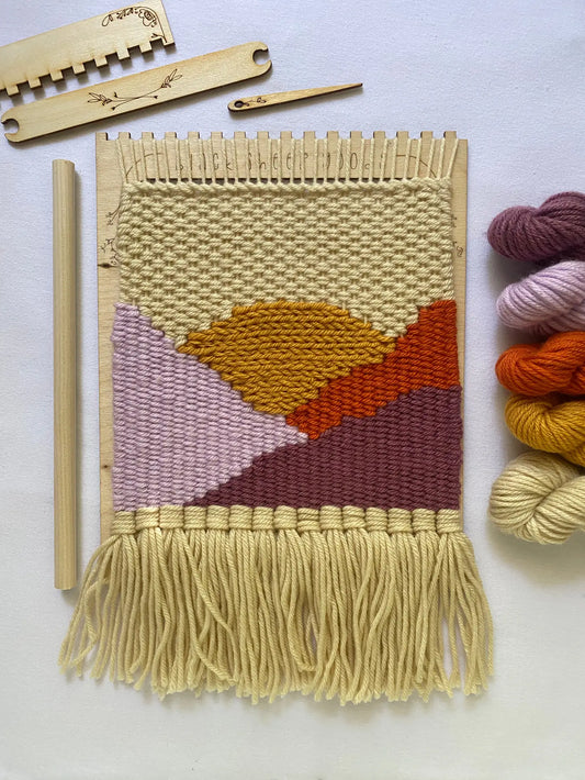 Tapestry Weaving Kit Sunset