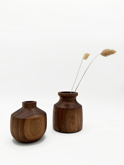 Wooden Vase, medium