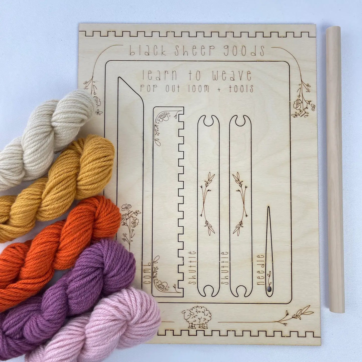 Tapestry Weaving Kit Sunset